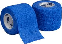 COBAN SELF ADHERENT BLUE  3INCH 1/RL