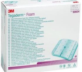 FOAM DRESSING 4IN X 8IN  5/BX