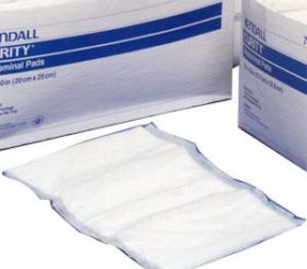 ABD PAD 8IN X 10IN  NON STERILE   18/BX