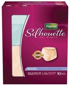 BRIEF SILHOUETTE WOMENS SM 12/PK