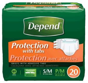 DEPEND BRIEF MAX PROTECTION LARGE 48/CS