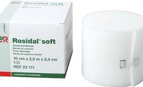 ROSIDAL SOFT 10CMX0.4CMX2.5CM BANDAGE