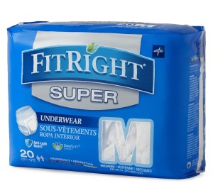 PROTECTIVE UNDERWEAR MEDIUM 80/CS