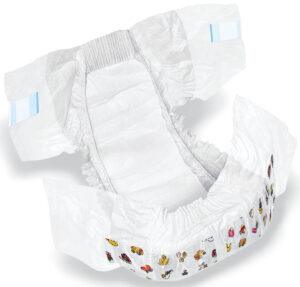 DRY TIME BABY DIAPERS 6-14LB 224/CASE