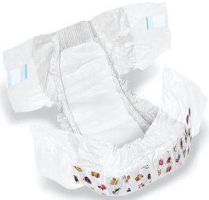 DRY TIME BABY DIAPERS 6-14LB 224/CASE