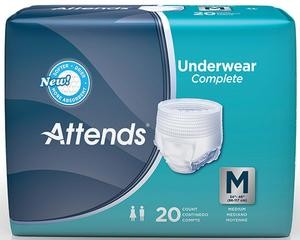 ATTENDS PULL-ONS UNDERWEAR MEDIUM 80/CS