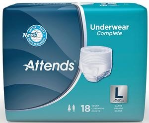 ATTENDS PULL-ONS UNDERWEAR LARGE 72/CS