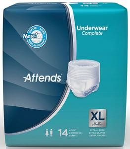 ATTENDS PULL-ONS X-LARGE UNDERWEAR 56/CS