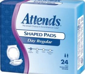 ATTENDS SHAPED PAD DAY PLUS 96/CS