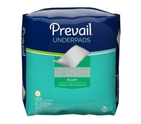 Prevail® Disposable Underpads, Green, Large, 23" x 36"
