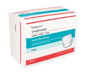 Cardinal Health, Underwear, Sure Care™ Plus, Large, 44" - 54"