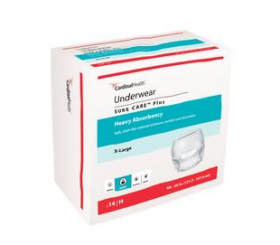 Cardinal Health, Underwear, Sure Care™ Plus, X-Large, 48"- 66"