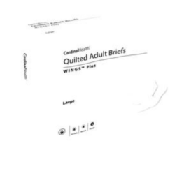 Cardinal Health, Quilted Adult Briefs, Wings™ Plus, Large, 45" - 58"