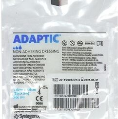 Systagenix Adaptic® Non-Adherent Dressing 3" x 3"