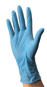 GLOVES STRETCHY  NITRILE LARGE BLUE 150/BX