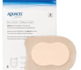 AQUACEL GELLING FOAM 8 X 5.5IN HEEL 5/BX