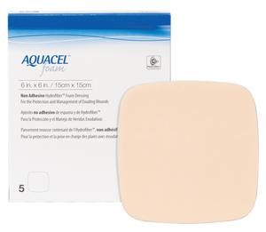AQUACEL FOAM NON ADHESIVE 6X6 10/BX
