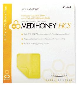 MEDIHONEY NON ADHESIVE HCS 4.3 X 4.3  1/EA