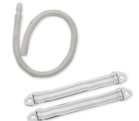 EXTENSION TUBE LATEX 18 INCH W/ LEG BAG STRAPS 1/E