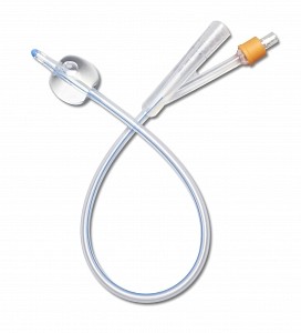 ALL SILICONE 18FR 30CC FOLEY CATHETER EA