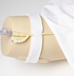 CATHETER STRAP FOAM W/VELCRO