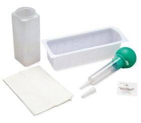 IRRIGATION TRAY W/BULB SYRINGE