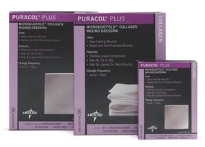 PURACOL PLUS COLLAGEN 4 X 4  1/EACH