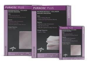 PURACOL PLUS COLLAGEN 4 X 4  1/EACH