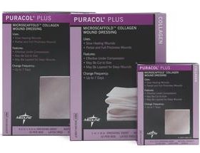 PURACOL PLUS COLLAGEN 4 X 4  1/EACH