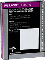 PURACOL PLUS AG COLLAGEN W/ SILVER 4X4 1/EACH