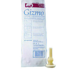 GIZMO LATEX MALE EXT CATH W/ADH STRIP 35MM 1/EA