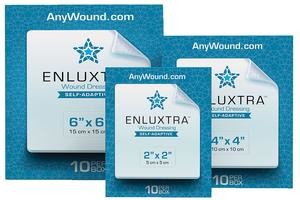 ENLUXTRA 4IN X 4IN SELF ADAPTIVE DRSG EA