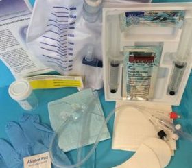 DUETTE CATH TRAY W/18FR SIL CATH  1/EA