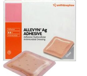 ALLEVYN AG ADH SILVER DRSNG 3X3  10/BX