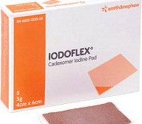 IODOFLEX PAD 6CM X 8CM  3/BX