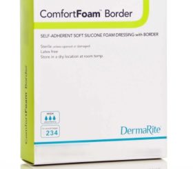 ComfortFoam Silicone Border Foam Dressing, 2" x 2"