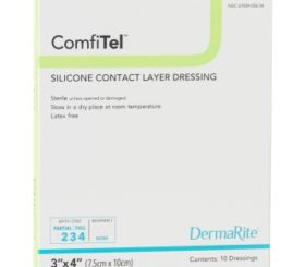 ComfiTel Silicone Contact Layer Dressing, 3" x 4"