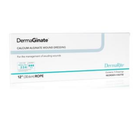 DermaGinate Calcium Alginate Dressing, 12" Rope