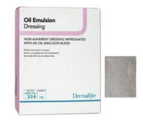 Dermarite Oil Emulsion Non-Adherent Wound Dressing, 3" x 3"