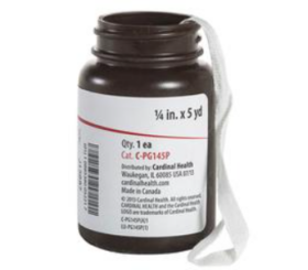 Cardinal Health™ Sterile Plain Packing Strip 1/4" x 5 yds