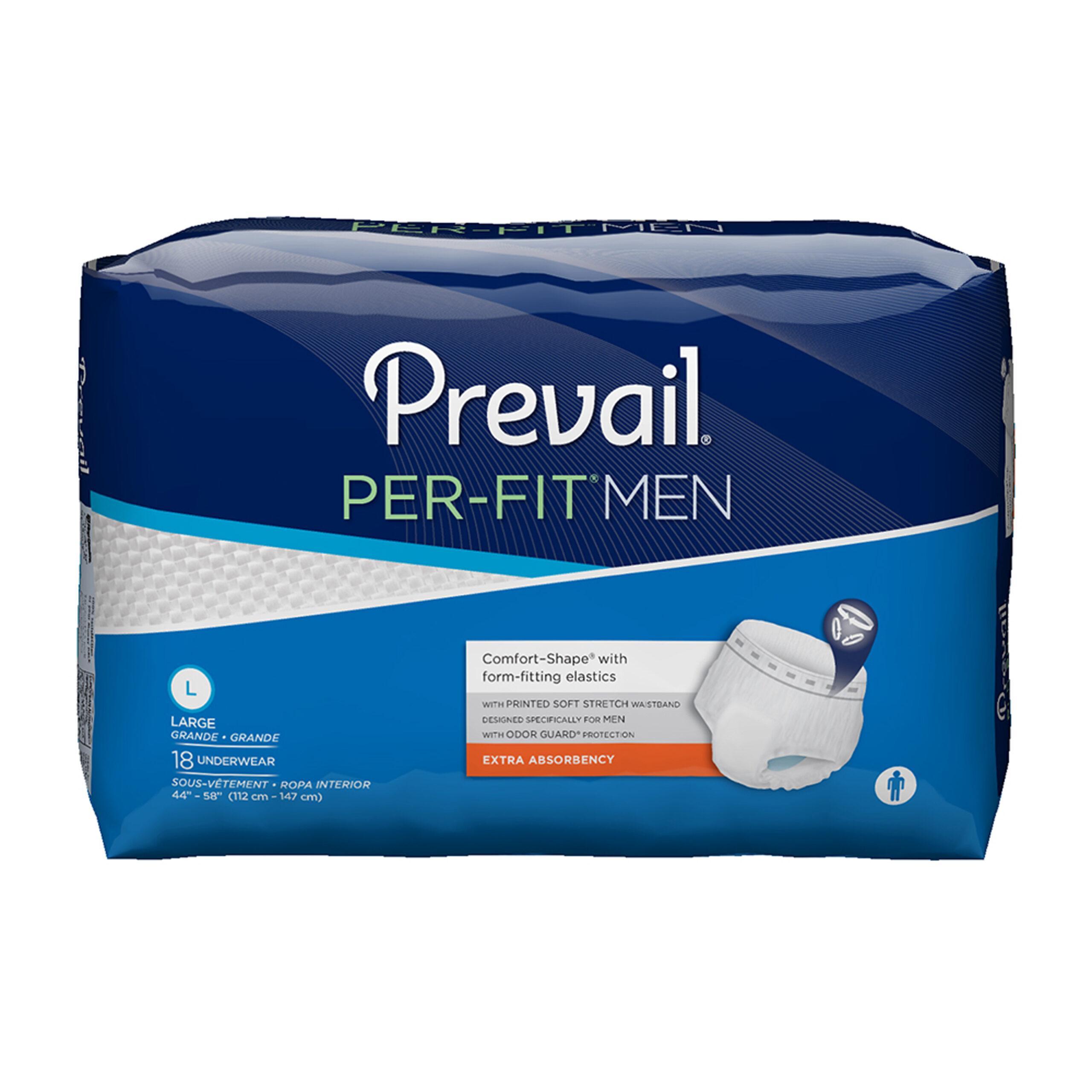 Prevail Underwear Per Fit Pull On Large 72/cs