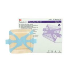 3M Tegaderm™ Silicone Foam Border Dressing 6" L x 6" W