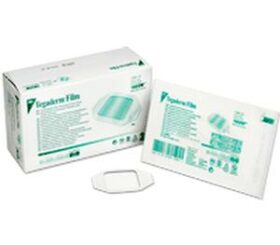 3M Tegaderm™ Transparent Adhesive Film Dressing, Picture Frame Style, Waterproof, Sterile 1-3/4" x 1-3/4"