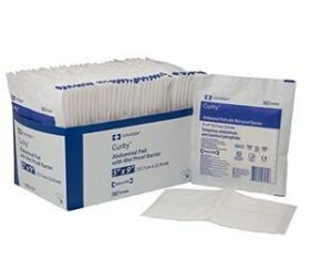 Curity™ Wet-Pruf™ Sterile Abdominal ABD Pads, 5" x 9"