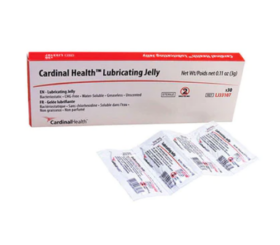 Cardinal Health™ Lubricating Jelly, 3g Foil Packet