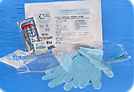 Cure Catheter® Unisex Closed System Kit with Integrated 1500mL Collection Bag 16Fr