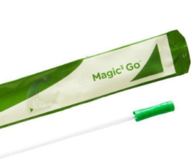 Bard Magic3 Go® Male Intermittent Urinary Catheter, Hydrophilic, 16Fr OD, 16"