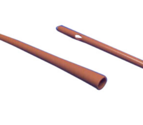 Kendall Dover™ Rob-Nel™ Urethral Intermittent Catheter, Red,14Fr, 16"