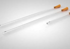 ConvaTec GentleCath™ Intermittent Urinary Catheter, Uncoated, Male, Coude/Tiemann, 16CH, 16"