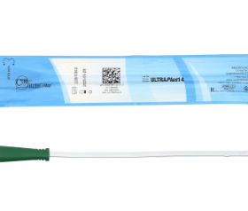 Cure Ultra® Coude Intermittent Catheter, 18Fr OD, Size 18, 16"